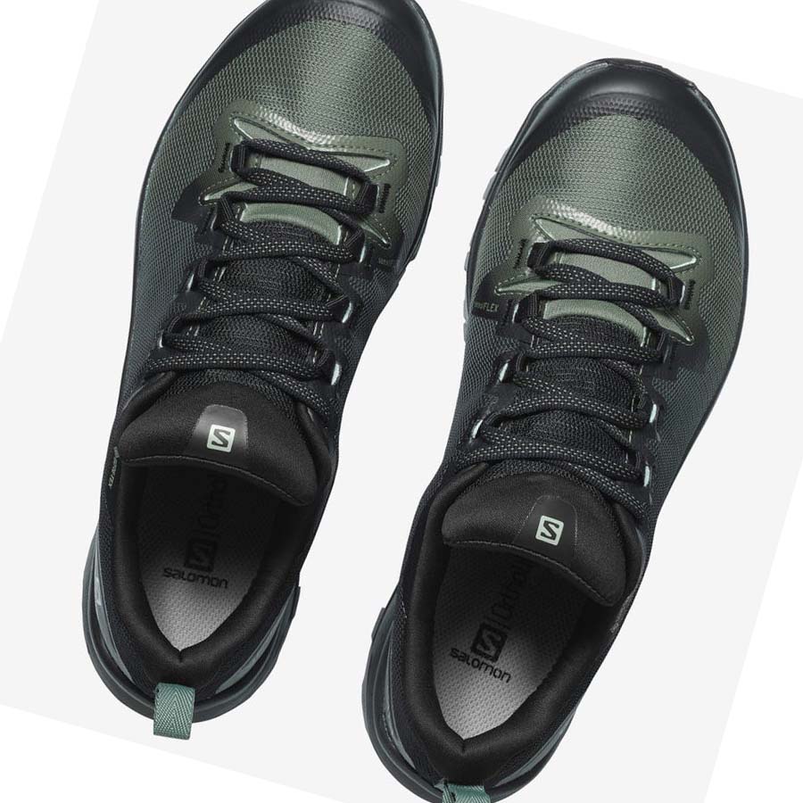 Tenis Senderismo Salomon WoVAYA GORE-TEX Mujer Negros Verde Oliva | MX 2842FDN